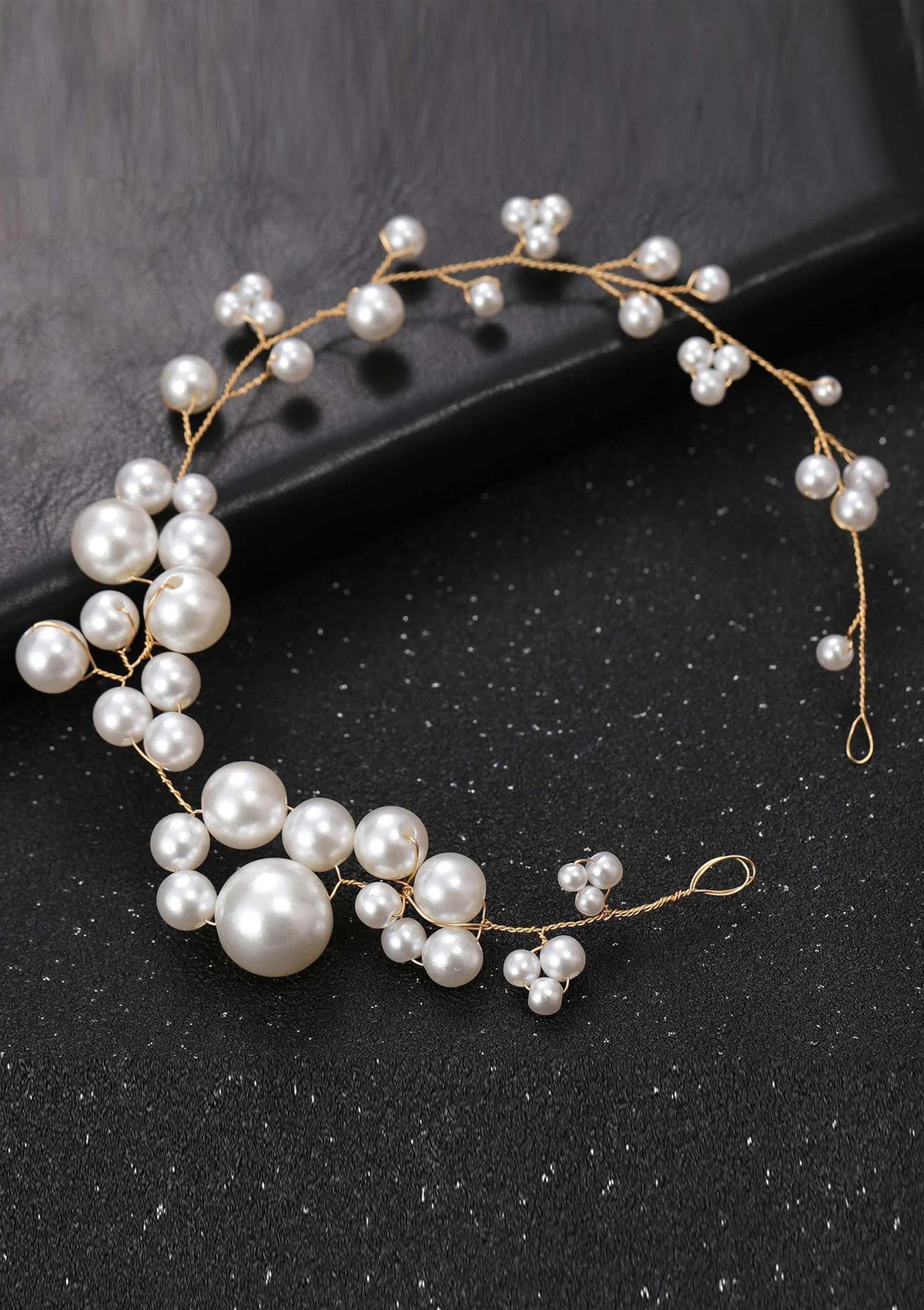 Braut Kopfschmuck mit Perlen