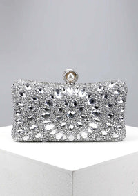 Glitzernde Candy Mix Clutch