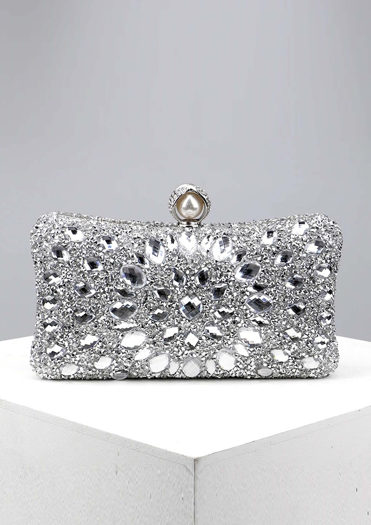 Glitzernde Candy Mix Clutch