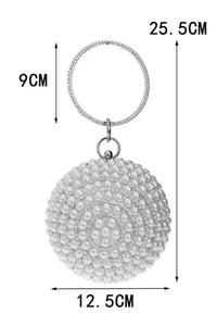Glamouröse Perlen Clutch – Abendtasche