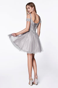 Bree – Abendkleid mit Glitzer und Spitze für Damas