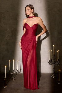 Roslyn – Abendkleid Chiffon Corsage Sweetheart Figurbetont