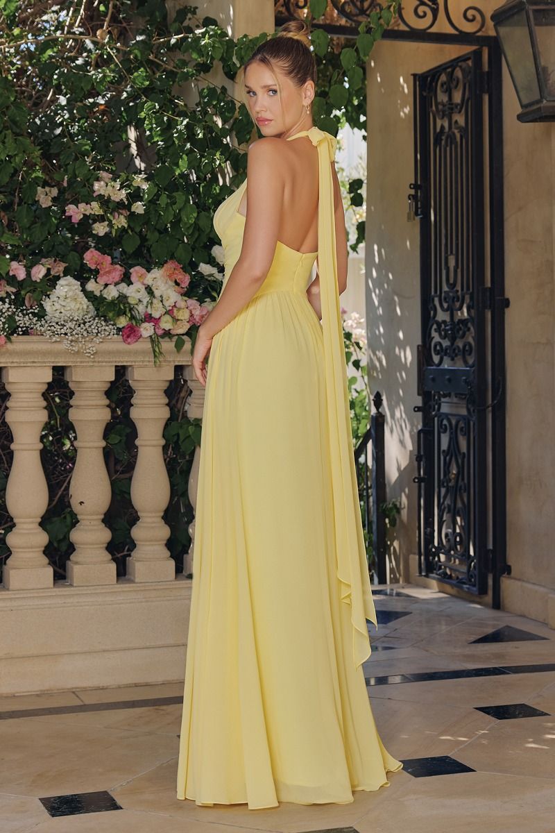 Maris – Abendkleid Fliessende Eleganz in Chiffon